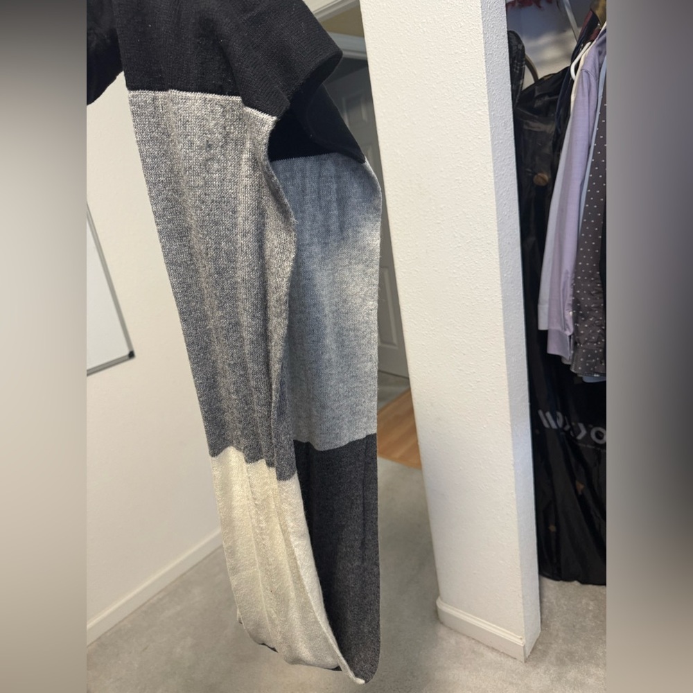 White Gray Black Infinity Scarf